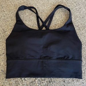 lululemon Energy Bra Longline black, size 2